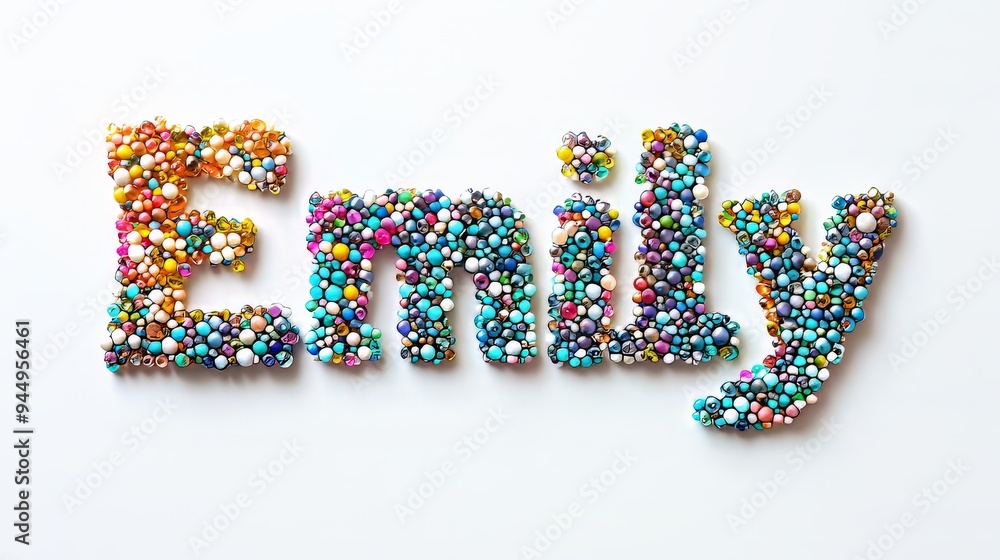 Personalized postcard perfect for decor created in Beaded Lettering. Personalized postcard perfect for decor created in Beaded Lettering.