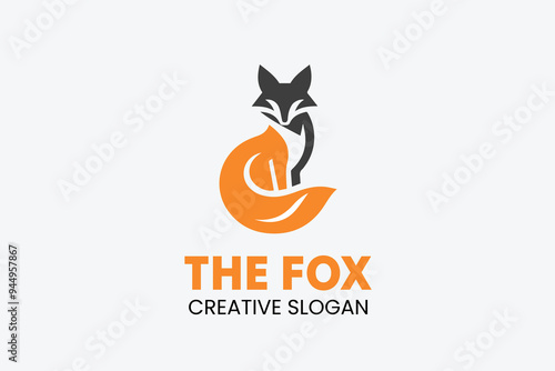 the fox logo vector