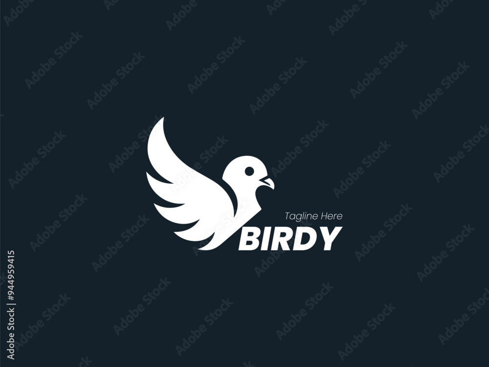 birdy logo vector illustration birdy logo vector illustration