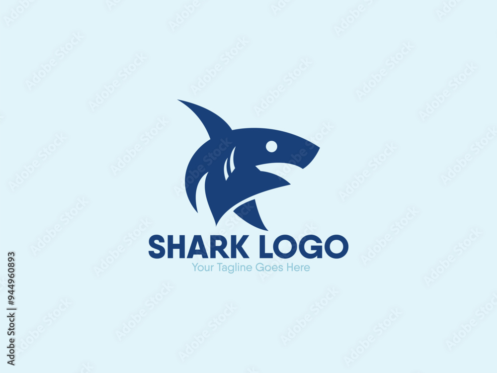 blue shark logo vector blue shark logo vector