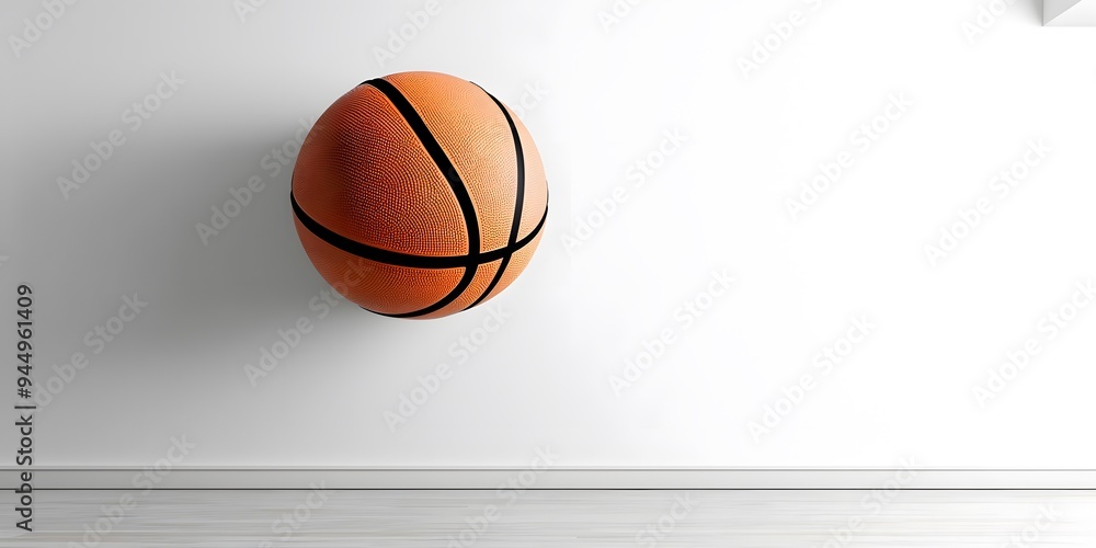 Modern wallpaper design with an oversized basketball, offering a bold and dynamic visual impact. Modern wallpaper design with an oversized basketball, offering a bold and dynamic visual impact.