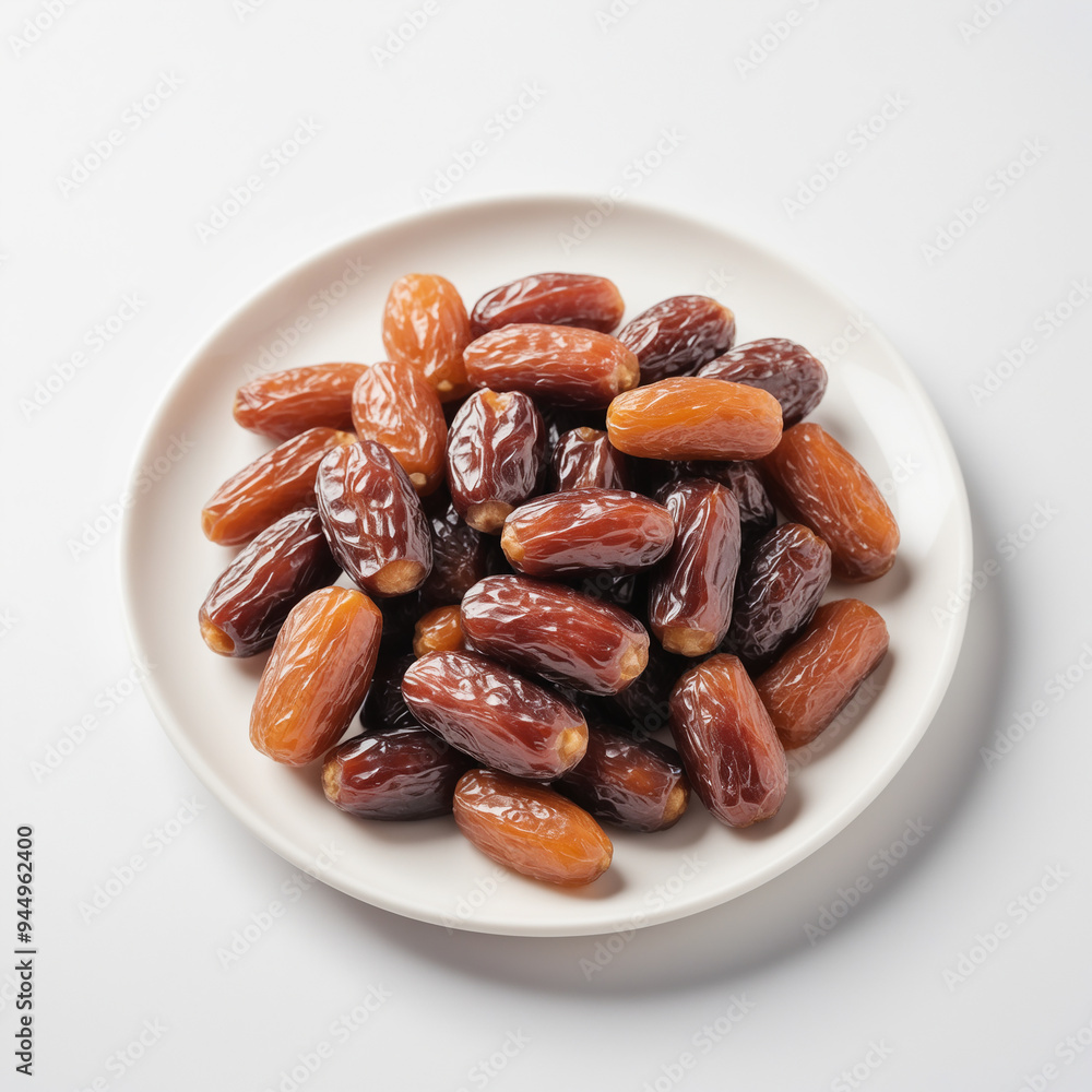Natural delicious Dates in Clean Background Natural delicious Dates in Clean Background