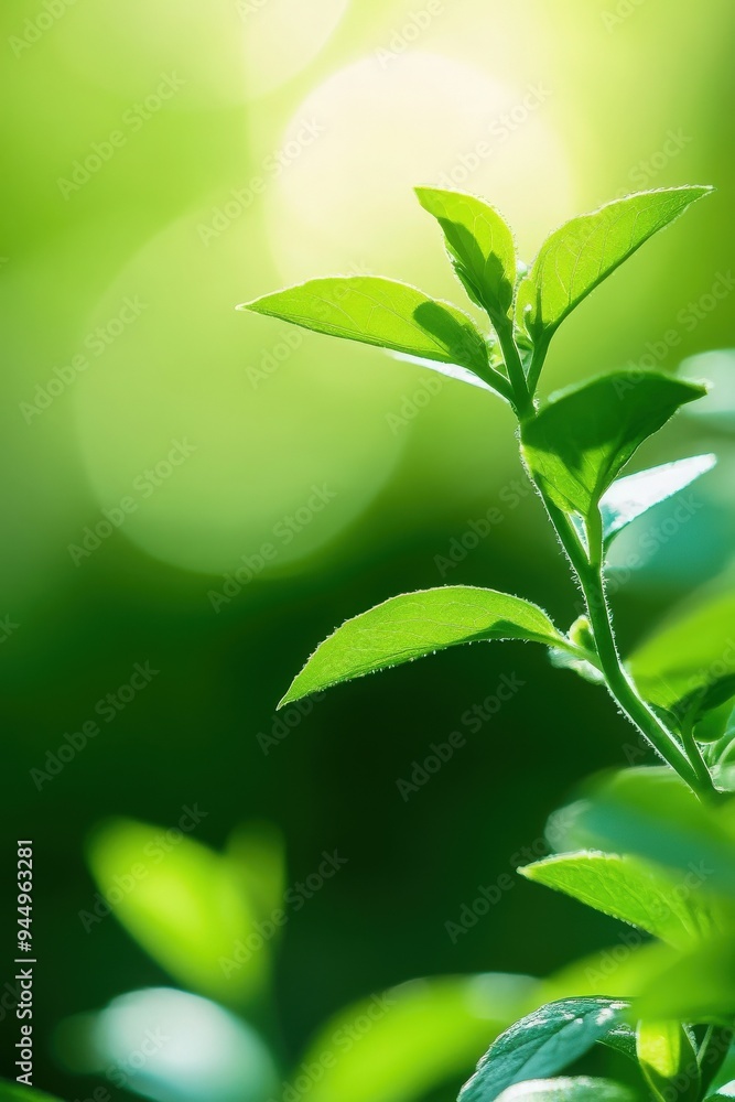 A close-up view of vibrant green leaves basking in soft sunlight, highlighting nature's beauty and freshness. A close-up view of vibrant green leaves basking in soft sunlight, highlighting nature's beauty and freshness.