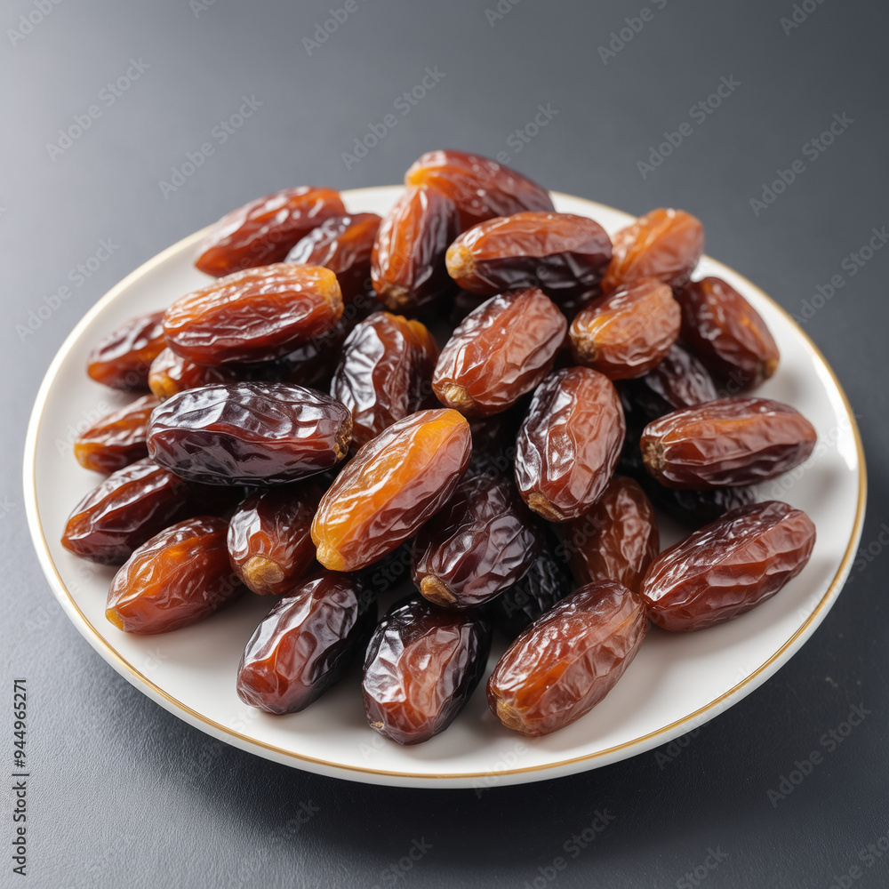 Natural delicious Dates in Clean Background Natural delicious Dates in Clean Background