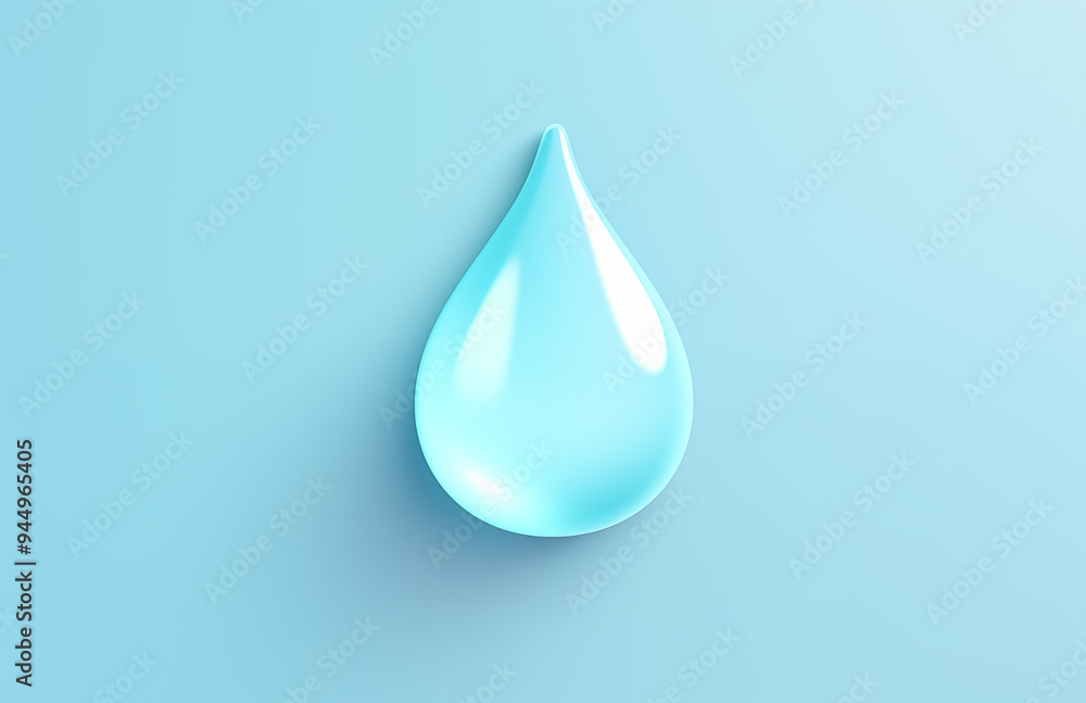 Cartoon 3D water drop illustration material
Cartoon 3D water drop illustration material
