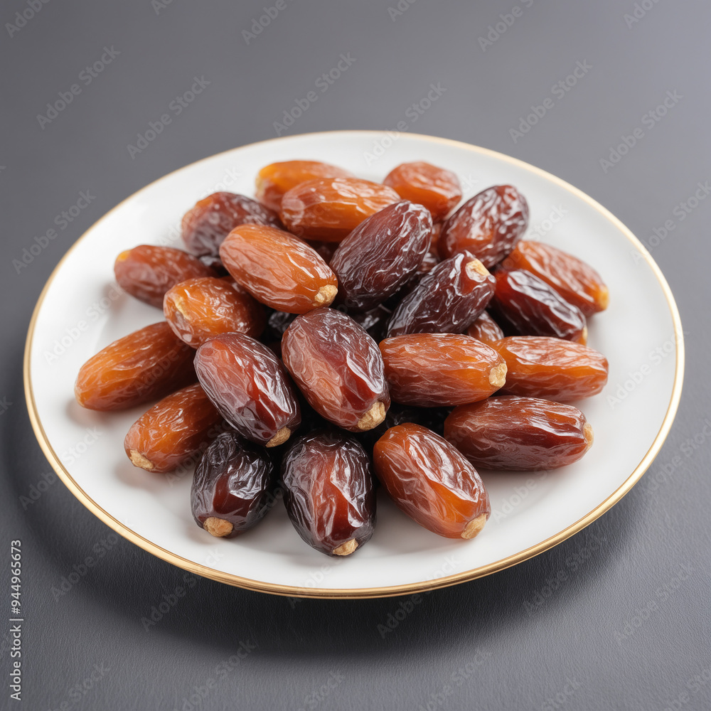 Natural delicious Dates in Clean Background Natural delicious Dates in Clean Background