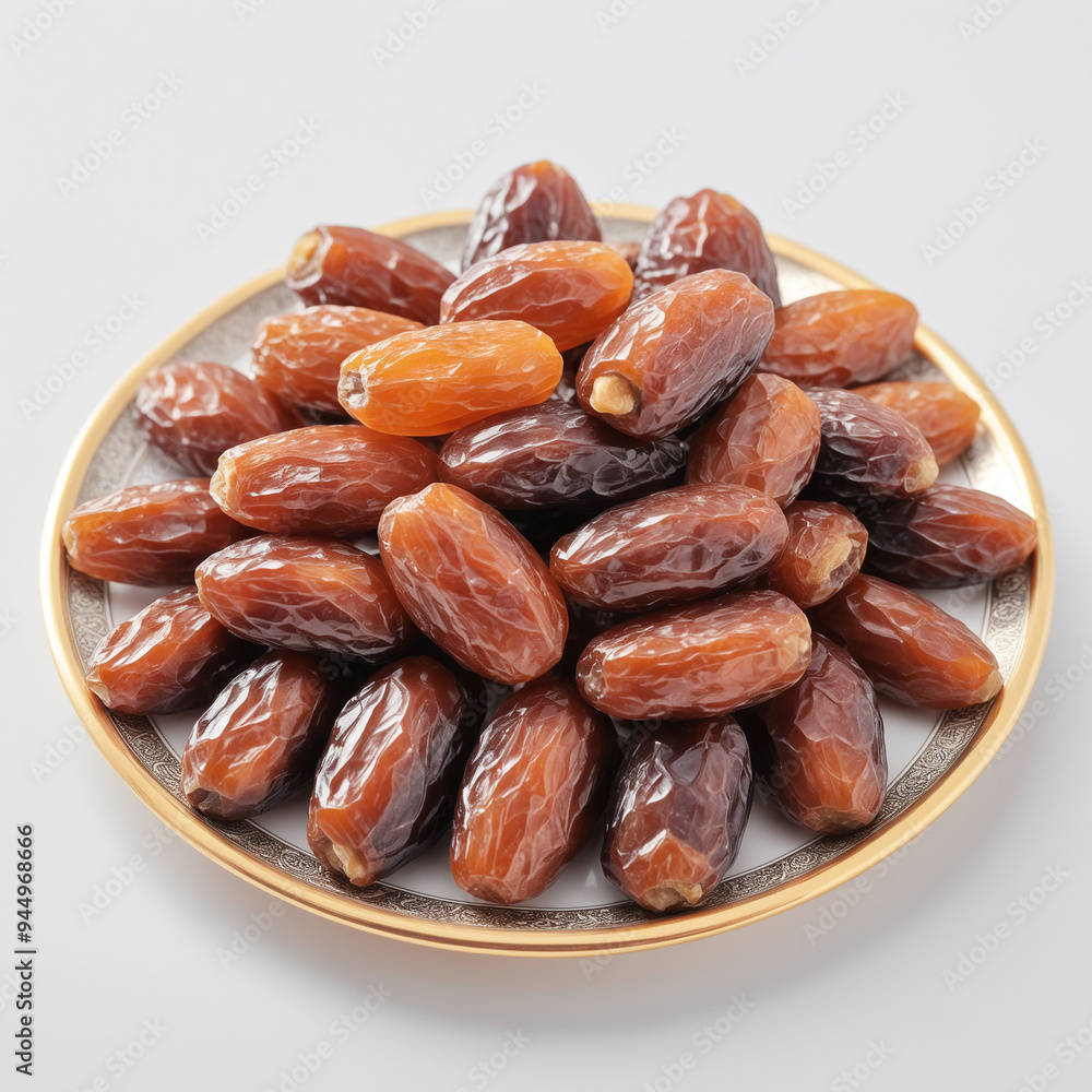 Natural delicious Dates in Clean Background Natural delicious Dates in Clean Background