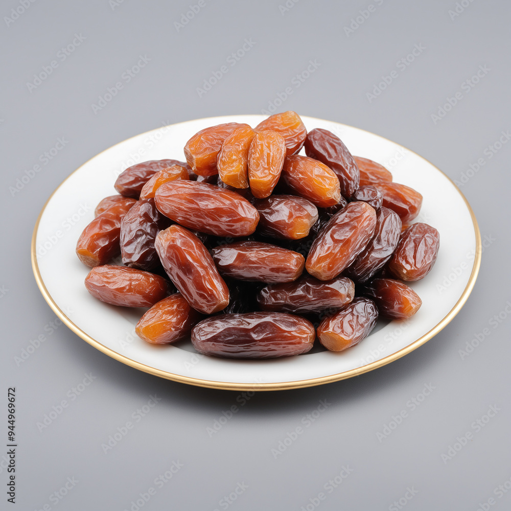 Natural delicious Dates in Clean Background Natural delicious Dates in Clean Background