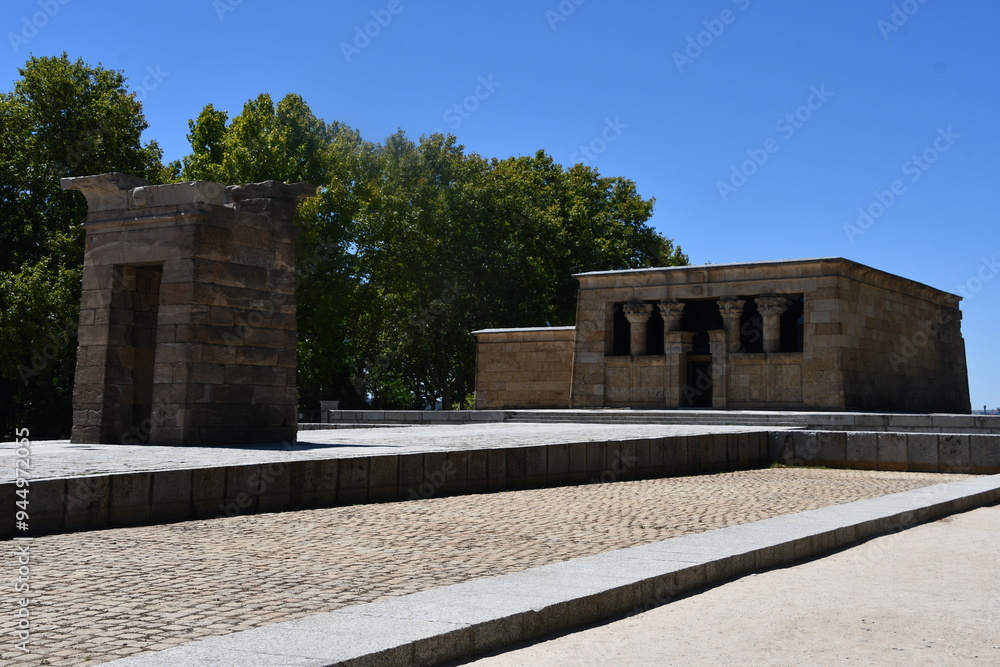 Temple of Debod in Madrid, Spain Temple of Debod in Madrid, Spain