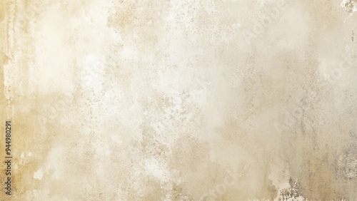 Sand or light beige wall texture background, Table on bright brown wall background. Composition with tree shadow on the wall.