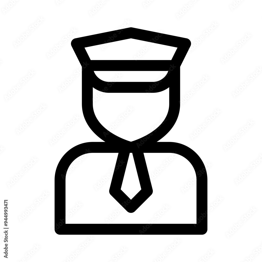 guard line icon guard line icon