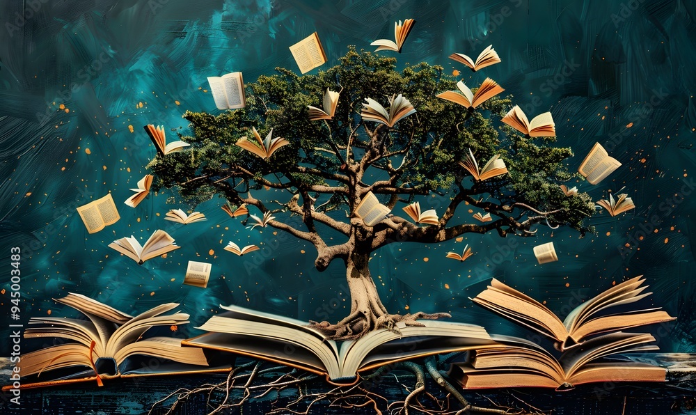 Book or tree of knowledge Book or tree of knowledge