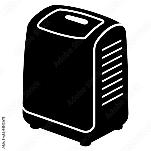 Dehumidifier Silhouette Vector Art