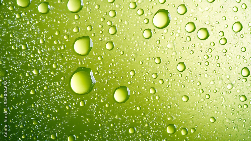 water drops on green background. water drops on green background.