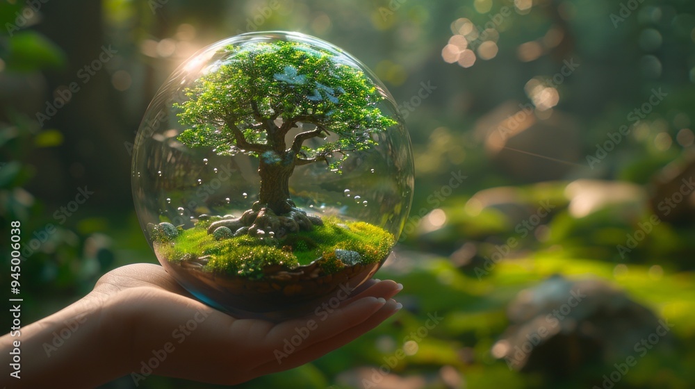 A Tiny World Held in a Hand A Tiny World Held in a Hand