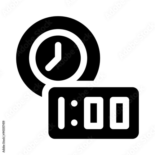 countdown glyph icon
