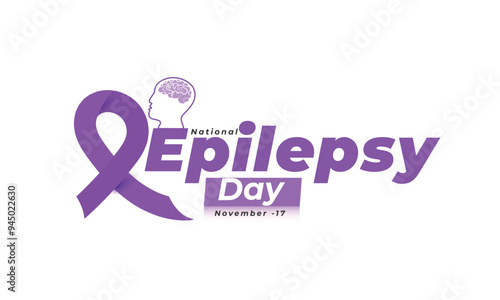 National Epilepsy day. background, banner, card, poster, template. Vector illustration.