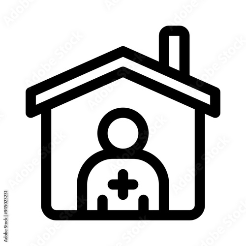 shelter line icon