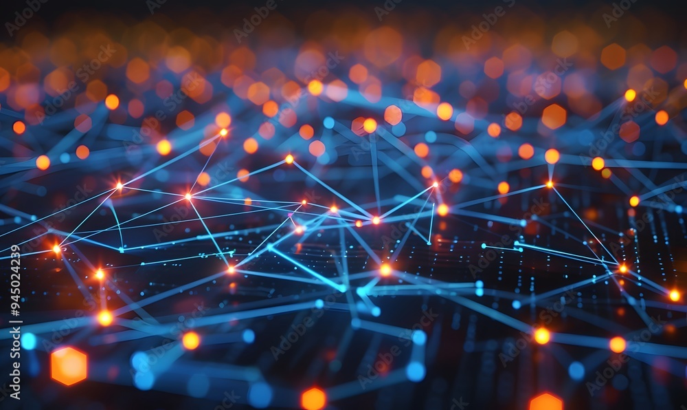 Big data connection technology concept . Big data connection technology concept .