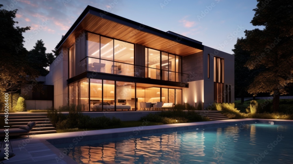 Minimalist Modern Luxury Home with Clean Lines and Outdoor Living Minimalist Modern Luxury Home with Clean Lines and Outdoor Living