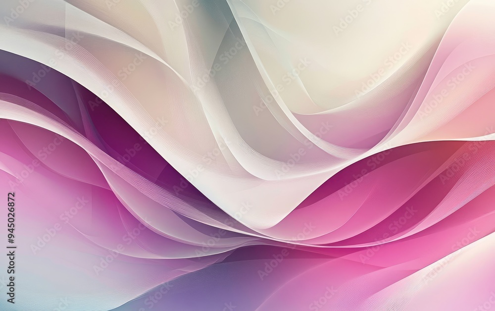 Elegant Abstract Background with Soft Flowing Lines and Colors Elegant Abstract Background with Soft Flowing Lines and Colors