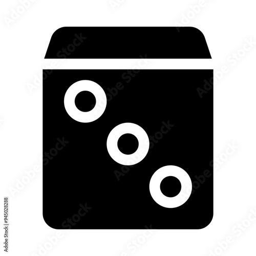 dice glyph icon