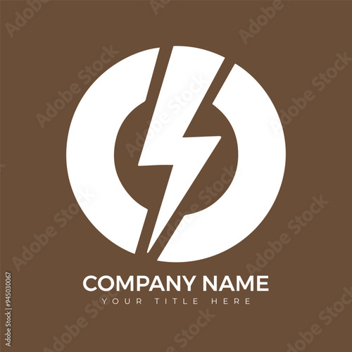 Flash Thunderbolt Energy Power Logo vector