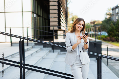 Woman enjoys a sunny outdoo...