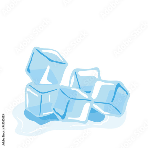 Cold Ice cubes
