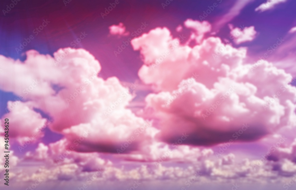Fantasy sky with pink pastel clouds dreamy background Fantasy sky with pink pastel clouds dreamy background