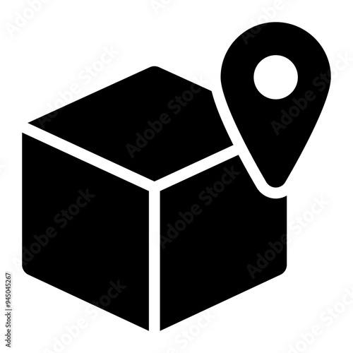 product location, product tracking, product, locating, tracking solid or glyph icon