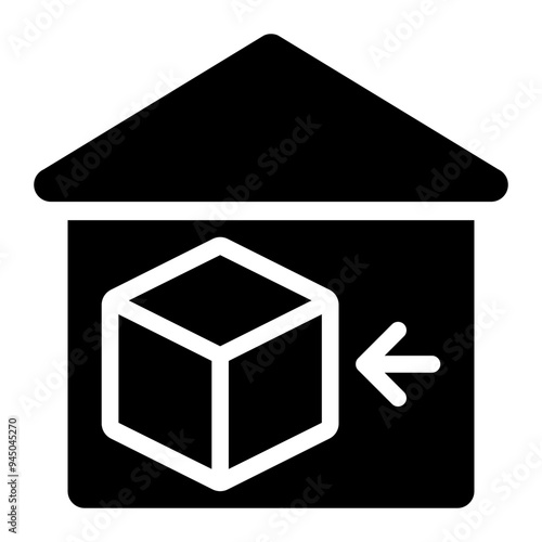 product in, input product, entry product, product, import solid or glyph icon