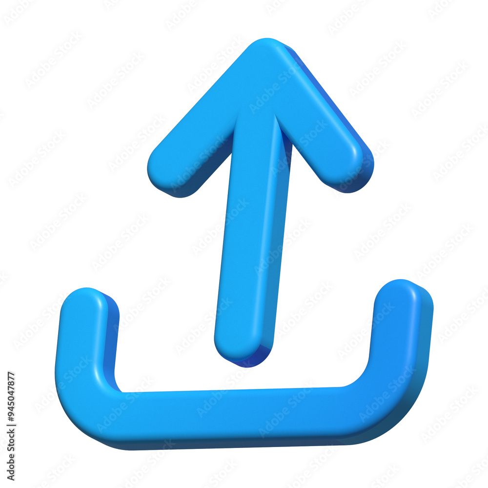 3D Sosmed Element upload icon 3D Sosmed Element upload icon
