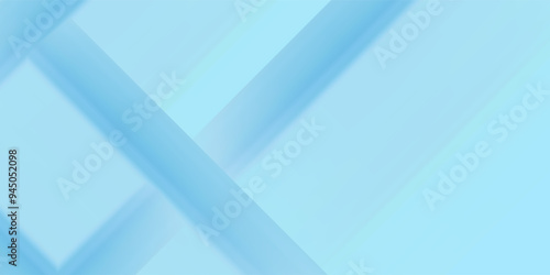 Paper Cut Blue color background abstract art vector