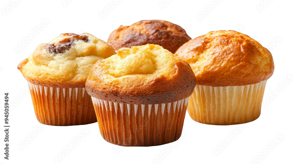 Freshly Baked Muffins with Chocolate Chips Freshly Baked Muffins with Chocolate Chips