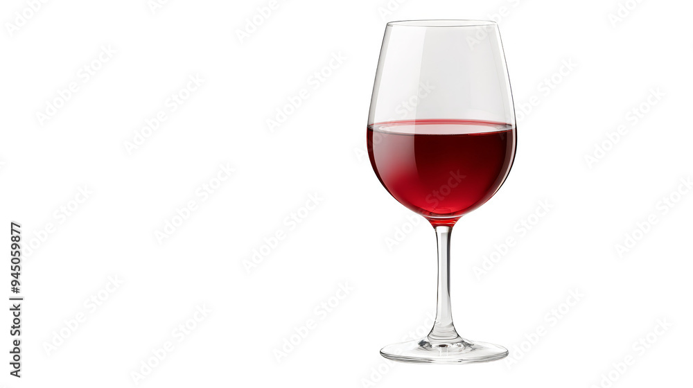 Glass of red wine isolated transparent background Glass of red wine isolated transparent background