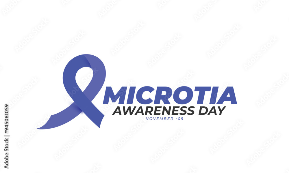 Microtia awareness day. background, banner, card, poster, template. Vector illustration. Microtia awareness day. background, banner, card, poster, template. Vector illustration.