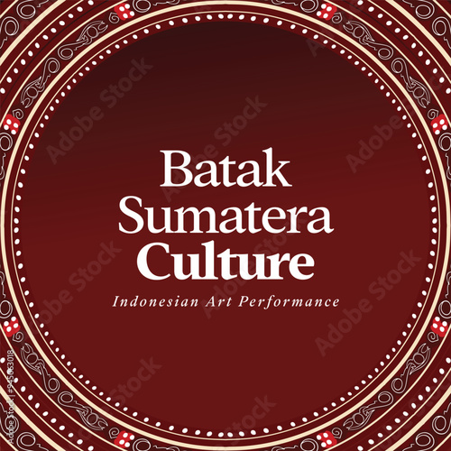 Indonesian Bataknese pattern idea for background