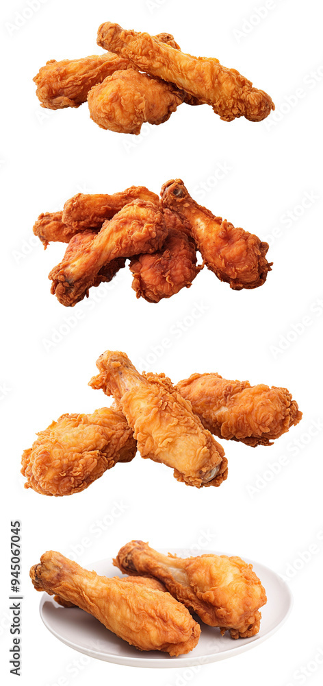 Deliciously crispy chicken wings arranged in a tempting display, PNG Deliciously crispy chicken wings arranged in a tempting display, PNG