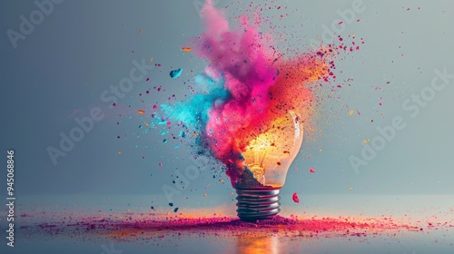 Lightbulb Explosion of Creativity