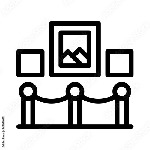 gallery line icon