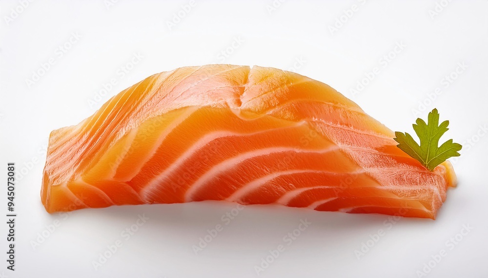 Sashimi salmon with white background isolated Sashimi salmon with white background isolated