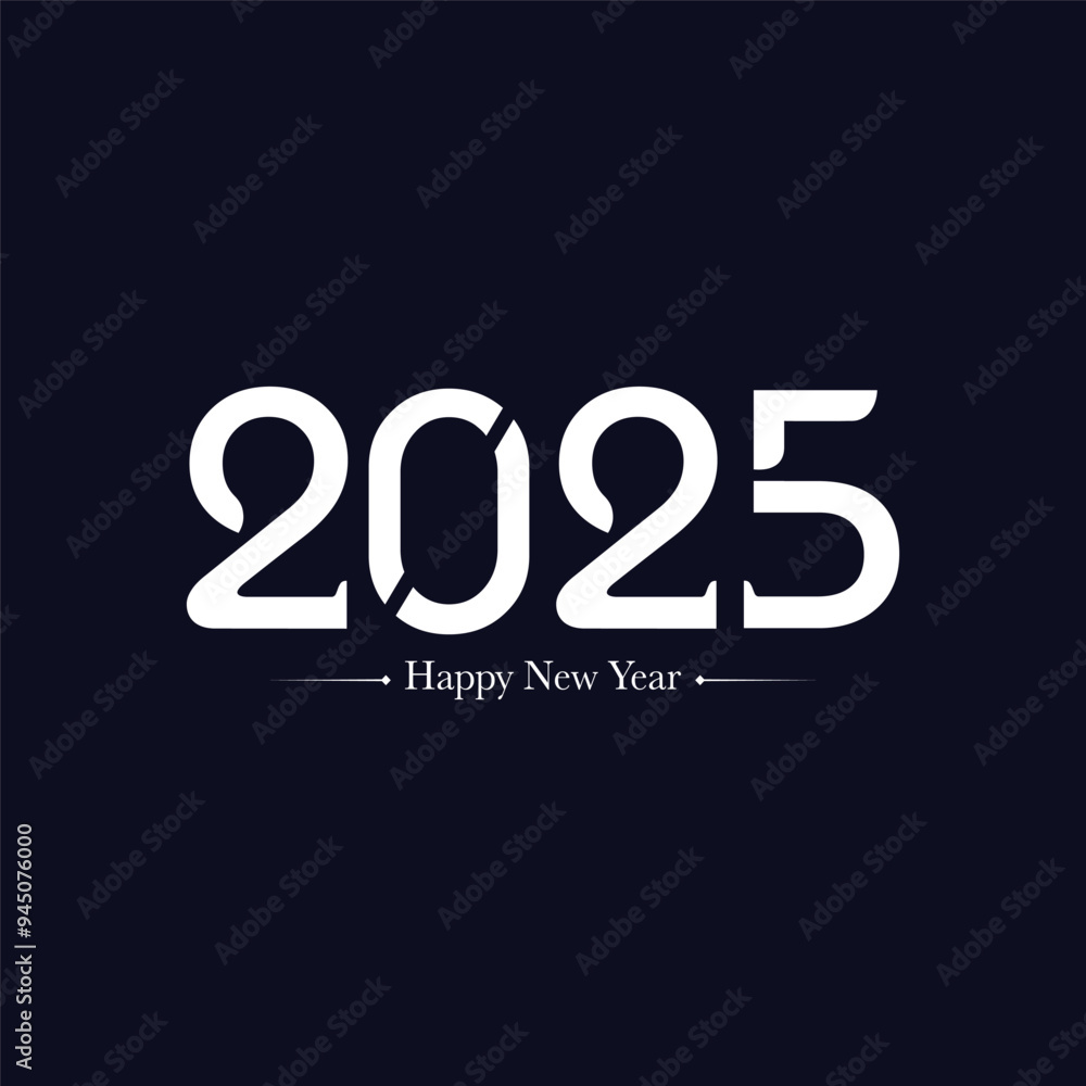 Happy new year 2025 banner black and white background vector, 2025 happy new year. Happy new year 2025 banner black and white background vector, 2025 happy new year.