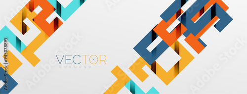 Color bend lines with shadow texture effect. Vector Illustration For Wallpaper, Banner, Background, Card, Book Illustration, landing page