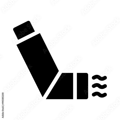 inhaler glyph icon