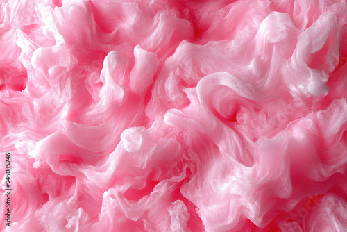 Soft Pink Cotton Candy Texture