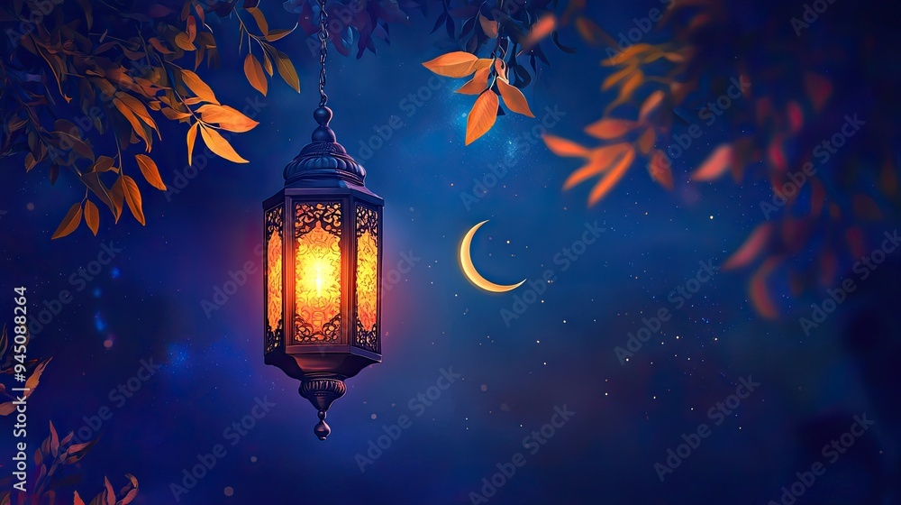 A Lantern Under the Night Sky A Lantern Under the Night Sky