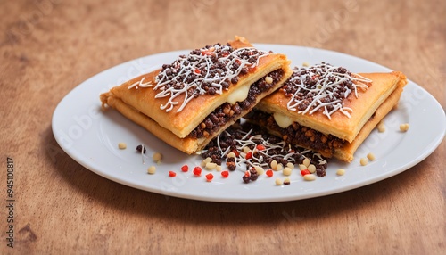 chocolate cake on a plate