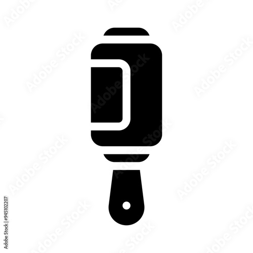 lint roller glyph icon
