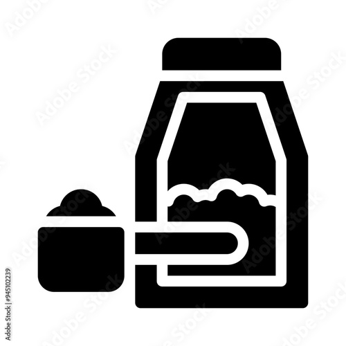 washing powder glyph icon